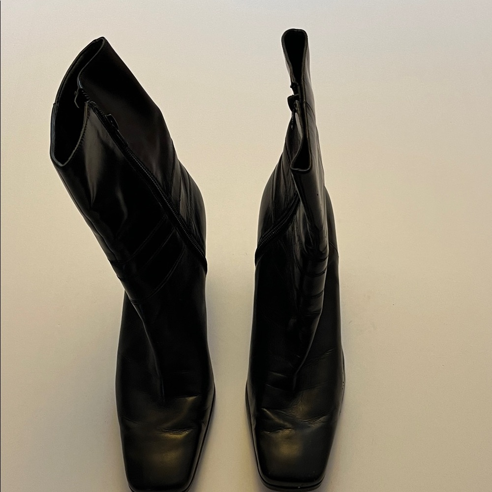 Nine West Black Heeled Boots